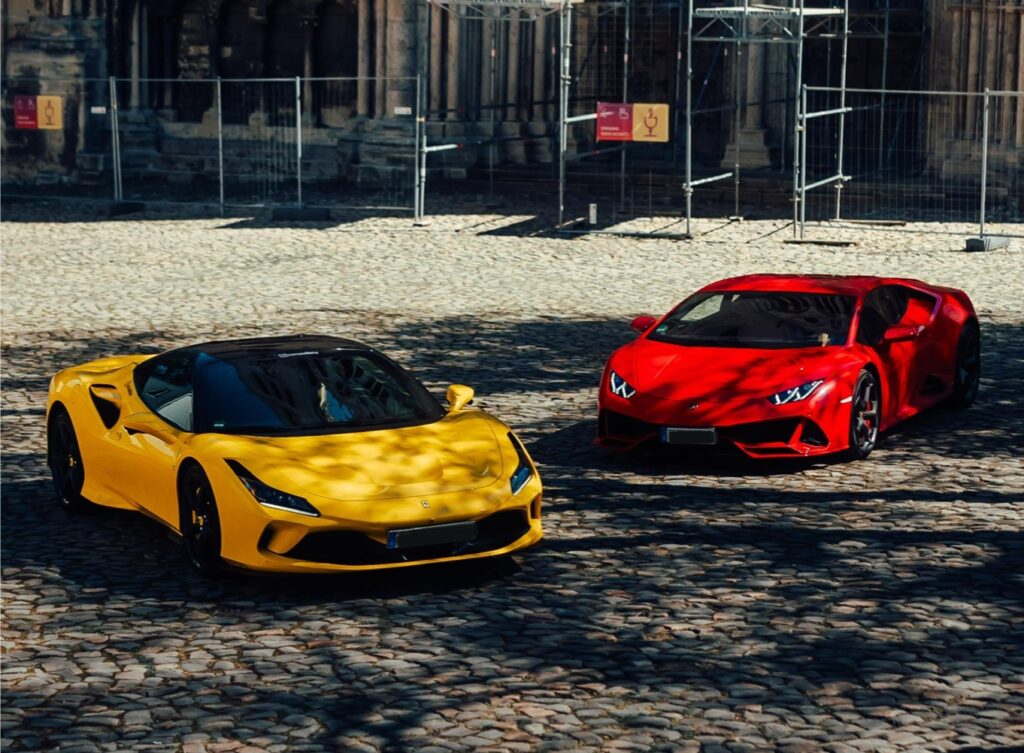 Huracan und F8 Tributo